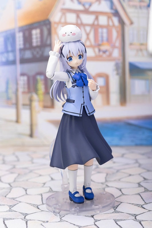 Plafia Plastic Model Kit Kafuu Chino & Tippy - Gochuumon wa Usagi Desu ka? Bloom By PLUM