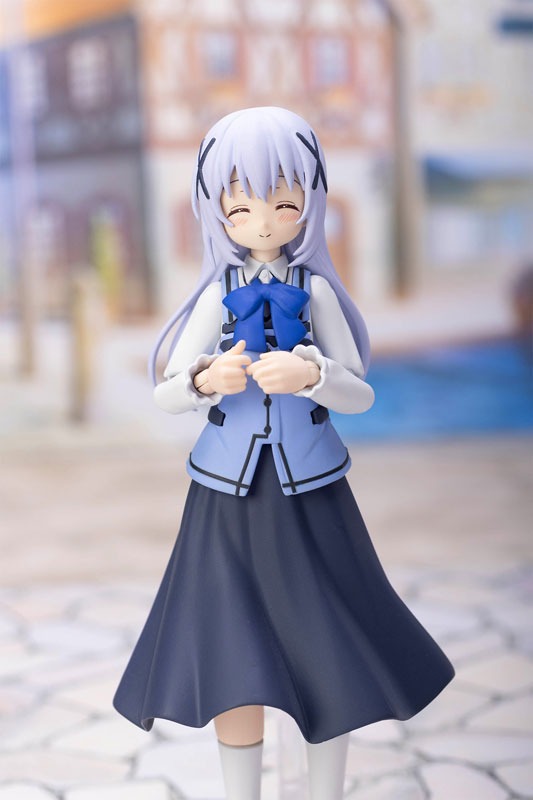 Plafia Plastic Model Kit Kafuu Chino & Tippy - Gochuumon wa Usagi Desu ka? Bloom By PLUM