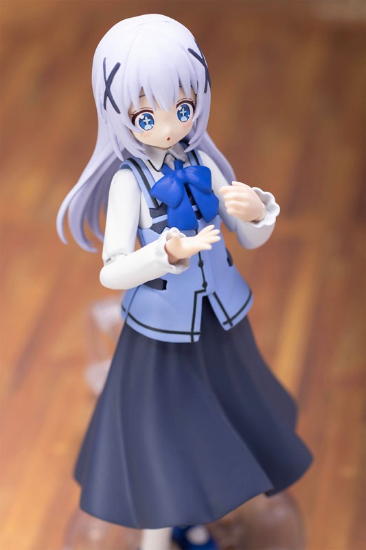 Plafia Plastic Model Kit Kafuu Chino & Tippy - Gochuumon wa Usagi Desu ka? Bloom By PLUM