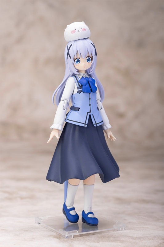Plafia Plastic Model Kit Kafuu Chino & Tippy - Gochuumon wa Usagi Desu ka? Bloom By PLUM