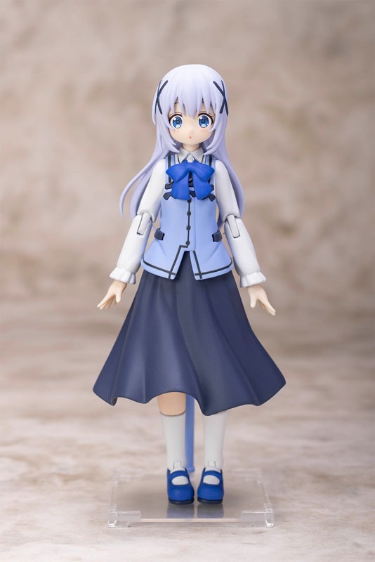 Plafia Plastic Model Kit Kafuu Chino & Tippy - Gochuumon wa Usagi Desu ka? Bloom By PLUM