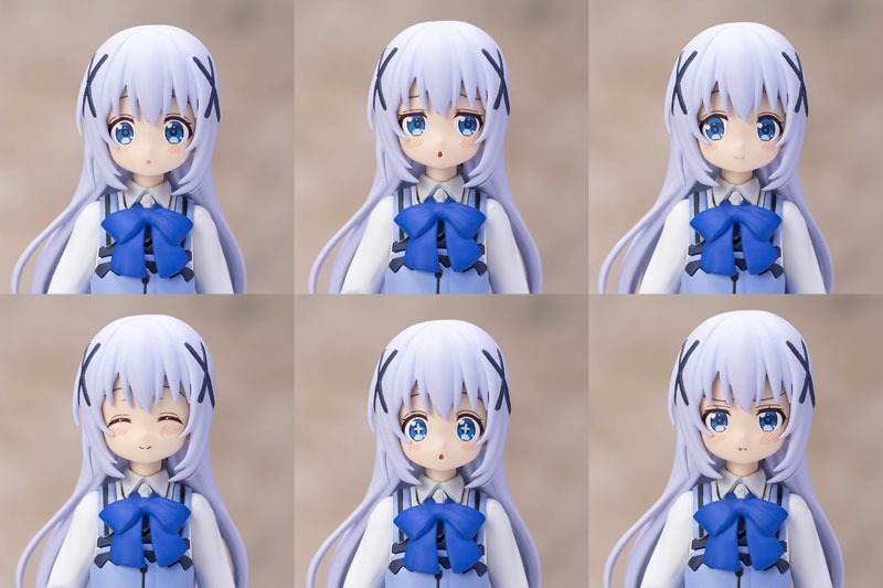 Plafia Plastic Model Kit Kafuu Chino & Tippy - Gochuumon wa Usagi Desu ka? Bloom By PLUM