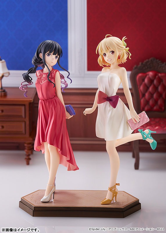 Pop Up Parade L Figure Nishikigi Chisato & Inoue Takina - After Party Ver. Lycoris Recoil By Good Smile Company