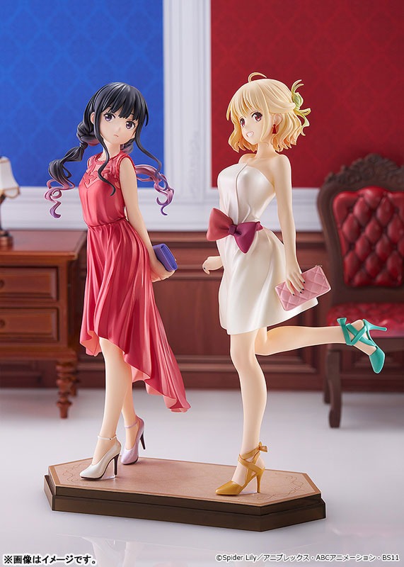 Pop Up Parade L Figure Nishikigi Chisato & Inoue Takina - After Party Ver. Lycoris Recoil By Good Smile Company