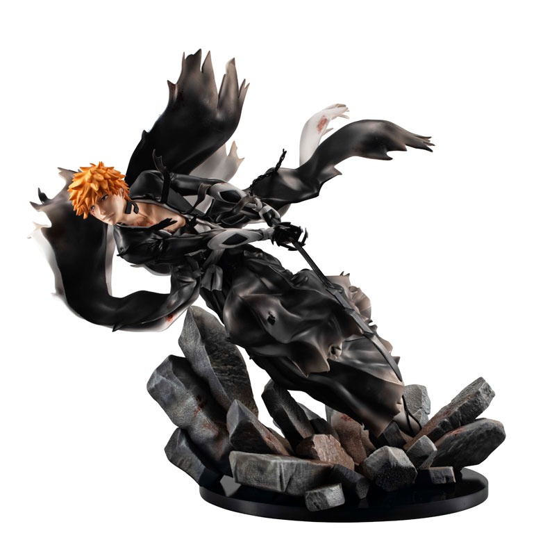 Precious G.E.M. GEM Series Non Scaled Figure Kurosaki Ichigo - BLEACH Thousand-Year Blood War (Re-Release) By MegaHouse | Ultimate Bankai Rage Display Figure