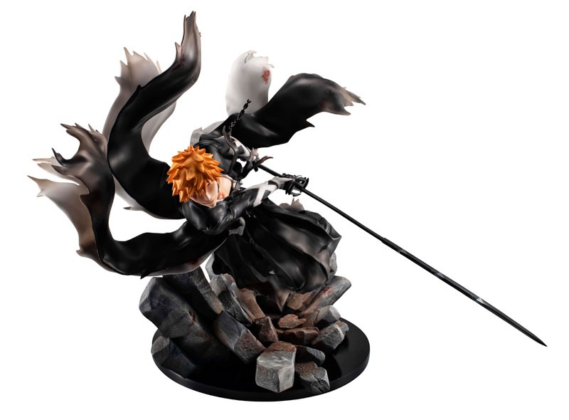 Precious G.E.M. GEM Series Non Scaled Figure Kurosaki Ichigo - BLEACH Thousand-Year Blood War (Re-Release) By MegaHouse | Ultimate Bankai Rage Display Figure