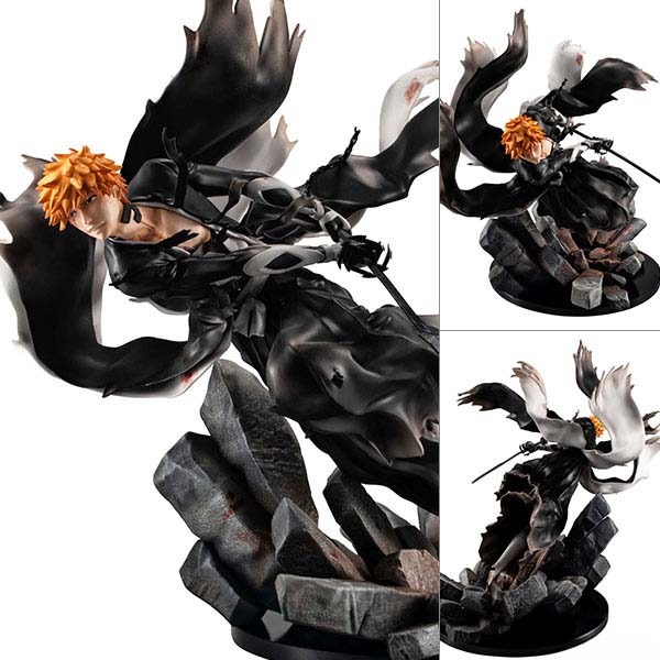 Precious G.E.M. GEM Series Non Scaled Figure Kurosaki Ichigo - BLEACH Thousand-Year Blood War (Re-Release) By MegaHouse | Ultimate Bankai Rage Display Figure