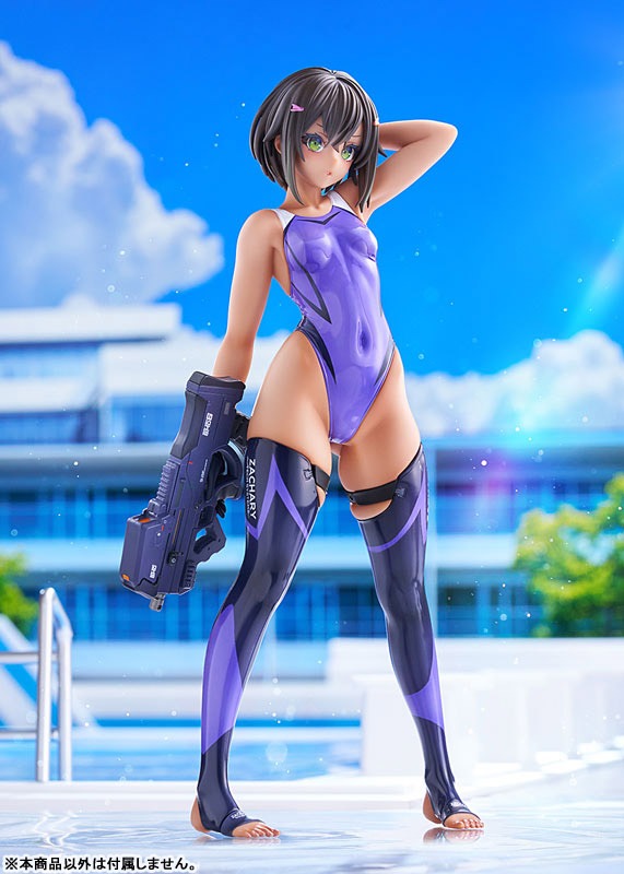 Scaled Figure 1/7 Suieibu no Buchou-chan / Buchou-chan of the Swimming Club - Purple Swimsuit Ver. ARMS NOTE By AMAKUNI