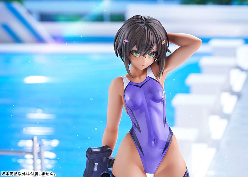 Scaled Figure 1/7 Suieibu no Buchou-chan / Buchou-chan of the Swimming Club - Purple Swimsuit Ver. ARMS NOTE By AMAKUNI