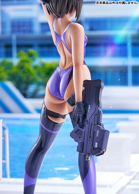 Scaled Figure 1/7 Suieibu no Buchou-chan / Buchou-chan of the Swimming Club - Purple Swimsuit Ver. ARMS NOTE By AMAKUNI