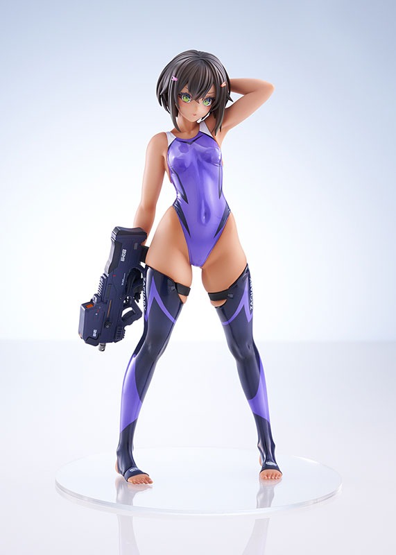 Scaled Figure 1/7 Suieibu no Buchou-chan / Buchou-chan of the Swimming Club - Purple Swimsuit Ver. ARMS NOTE By AMAKUNI
