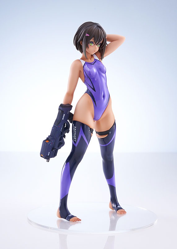 Scaled Figure 1/7 Suieibu no Buchou-chan / Buchou-chan of the Swimming Club - Purple Swimsuit Ver. ARMS NOTE By AMAKUNI