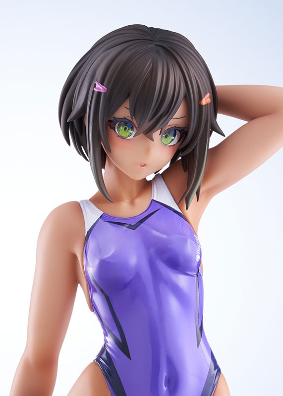 Scaled Figure 1/7 Suieibu no Buchou-chan / Buchou-chan of the Swimming Club - Purple Swimsuit Ver. ARMS NOTE By AMAKUNI