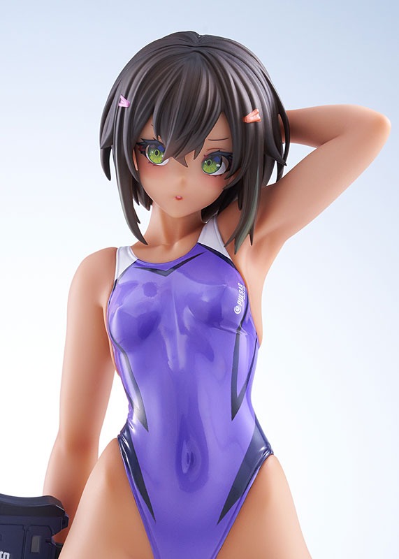 Scaled Figure 1/7 Suieibu no Buchou-chan / Buchou-chan of the Swimming Club - Purple Swimsuit Ver. ARMS NOTE By AMAKUNI