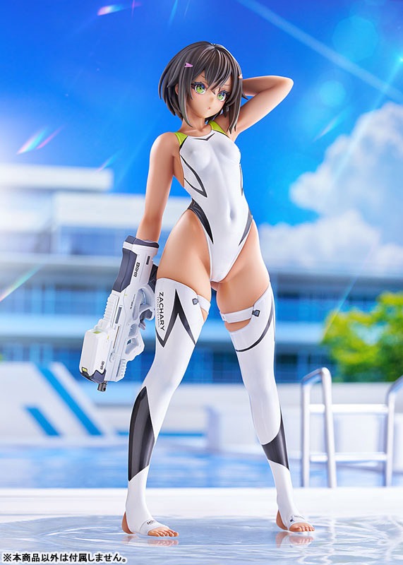 Scaled Figure 1/7 Suieibu no Buchou-chan / Buchou-chan of the Swimming Club - White Swimsuit Ver. ARMS NOTE By AMAKUNI
