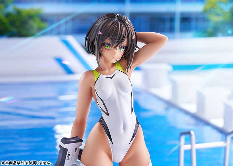 Scaled Figure 1/7 Suieibu no Buchou-chan / Buchou-chan of the Swimming Club - White Swimsuit Ver. ARMS NOTE By AMAKUNI