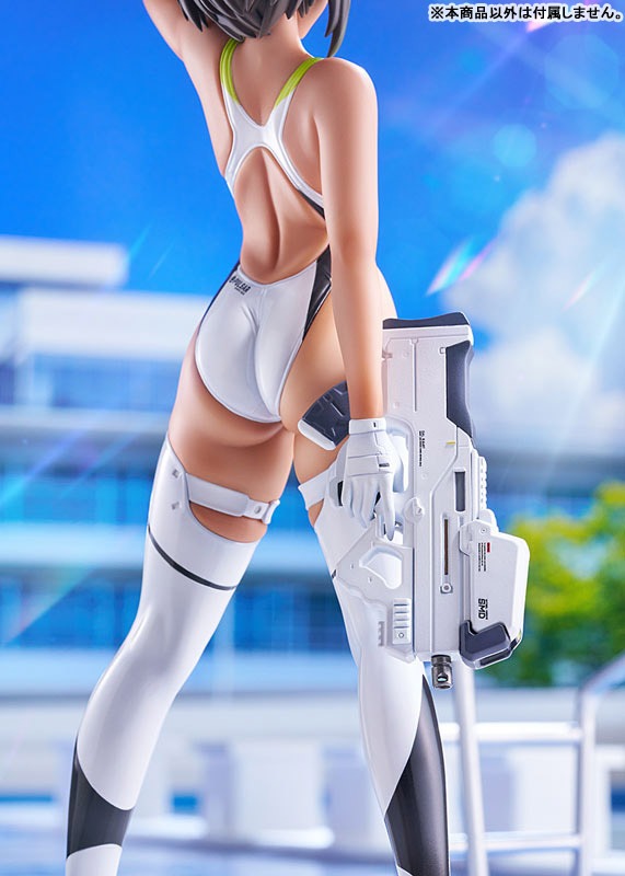 Scaled Figure 1/7 Suieibu no Buchou-chan / Buchou-chan of the Swimming Club - White Swimsuit Ver. ARMS NOTE By AMAKUNI