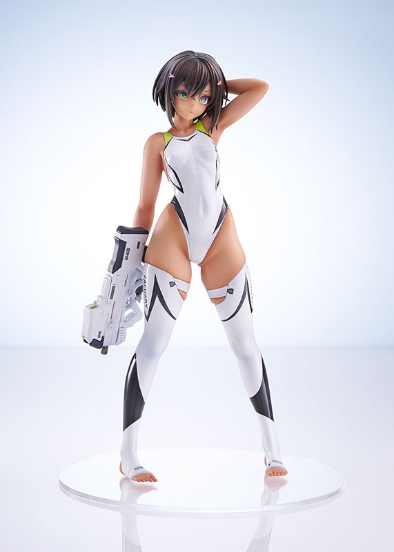 Scaled Figure 1/7 Suieibu no Buchou-chan / Buchou-chan of the Swimming Club - White Swimsuit Ver. ARMS NOTE By AMAKUNI