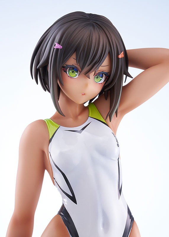 Scaled Figure 1/7 Suieibu no Buchou-chan / Buchou-chan of the Swimming Club - White Swimsuit Ver. ARMS NOTE By AMAKUNI