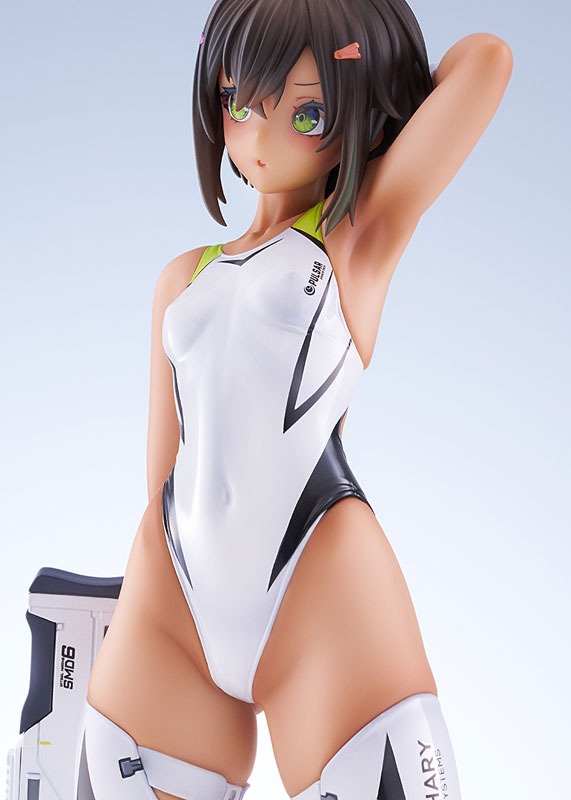Scaled Figure 1/7 Suieibu no Buchou-chan / Buchou-chan of the Swimming Club - White Swimsuit Ver. ARMS NOTE By AMAKUNI