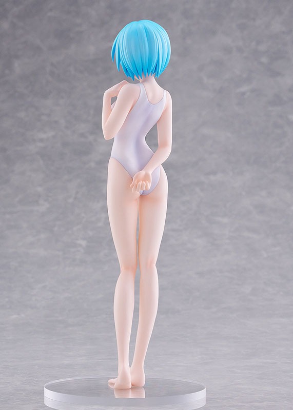 Pop Up Parade Figure L Size Ayanami Rei - Beach Queens One Piece Swimsuit Style Ver. Evangelion By Wave