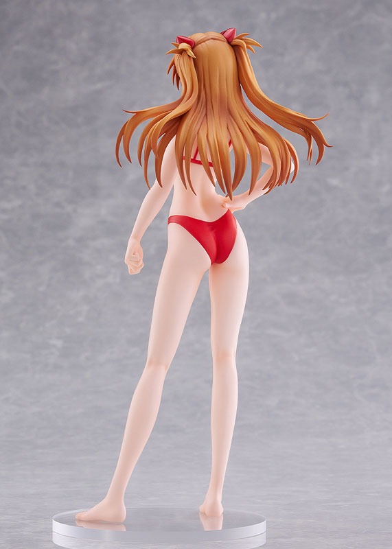 Pop Up Parade Figure L Size Asuka Shikinami Langley - Beach Queens Bikini Style Ver. Evangelion By Wave