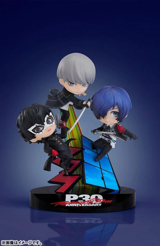 Image of Nendoroid More Amamiya Ren, Narukami Yu, & Makoto Yuki - 30th Anniv Collaboration by Vignette Ver. Persona Series By Good Smile Company
