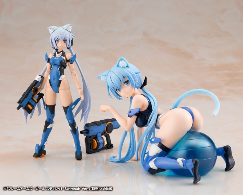 Non Scaled Figure Stylet - Swimsuit Ver. Frame Arms Girl Illustration by Humikane Shimada By Kotobukiya