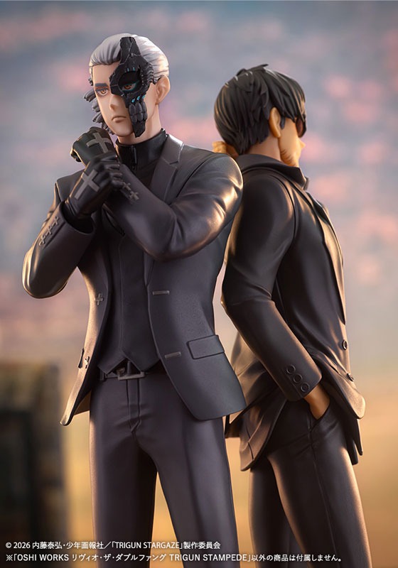 Non Scaled Figure Livio The Double Fang - TRIGUN STAMPEDE By Kotobukiya