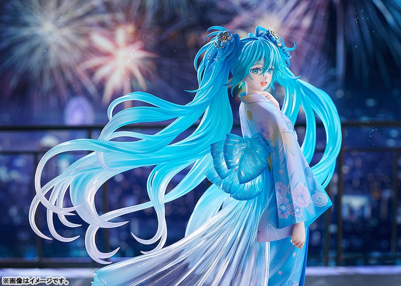Scaled Figure 1/7 Hatsune Miku - Music & Fire Works Ver. Vocaloid By Good Smile Company