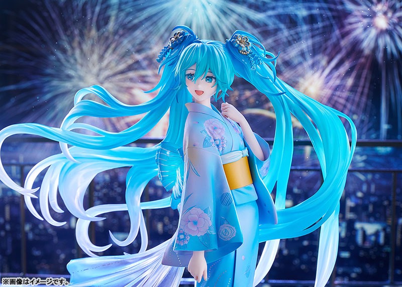 Scaled Figure 1/7 Hatsune Miku - Music & Fire Works Ver. Vocaloid By Good Smile Company