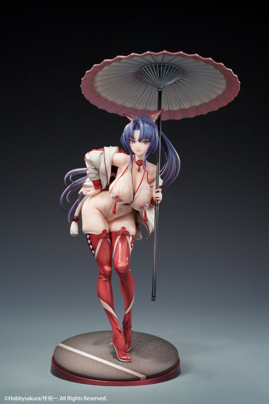Scaled Figure 1/7 Miko / Kansaki Sakura - Race Queen Ver. Illustration by Hiiragi Yuichi By Hobby Sakura