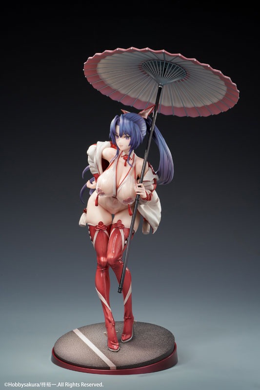 Scaled Figure 1/7 Miko / Kansaki Sakura - Race Queen Ver. Illustration by Hiiragi Yuichi By Hobby Sakura