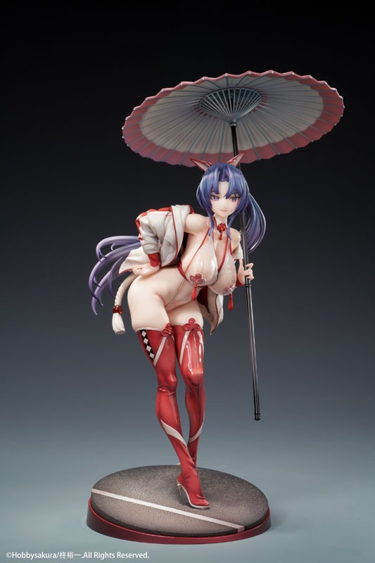 Scaled Figure 1/7 Miko / Kansaki Sakura - Race Queen Ver. Illustration by Hiiragi Yuichi By Hobby Sakura