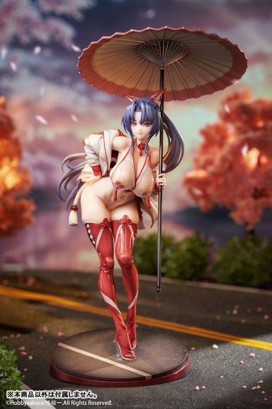 Scaled Figure 1/7 Miko / Kansaki Sakura - Race Queen Ver. Illustration by Hiiragi Yuichi By Hobby Sakura