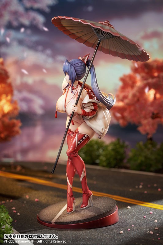 Scaled Figure 1/7 Miko / Kansaki Sakura - Race Queen Ver. Illustration by Hiiragi Yuichi By Hobby Sakura