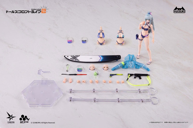 Action Figure 1/12 PA013 Klukai / HK416 - Cerulean Breaker Deluxe Edition Ver. Girls' Frontline 2: Exilium By HASUKI