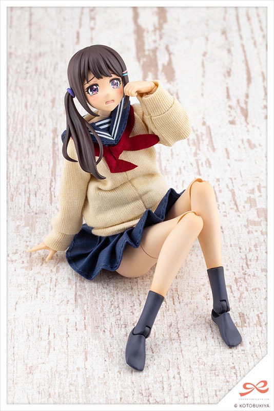 Sousai Shoujo Teien Plastic Model 1/10 KIRU PLA Madoka Yuki - Touou High School Winter Ver. By Kotobukiya