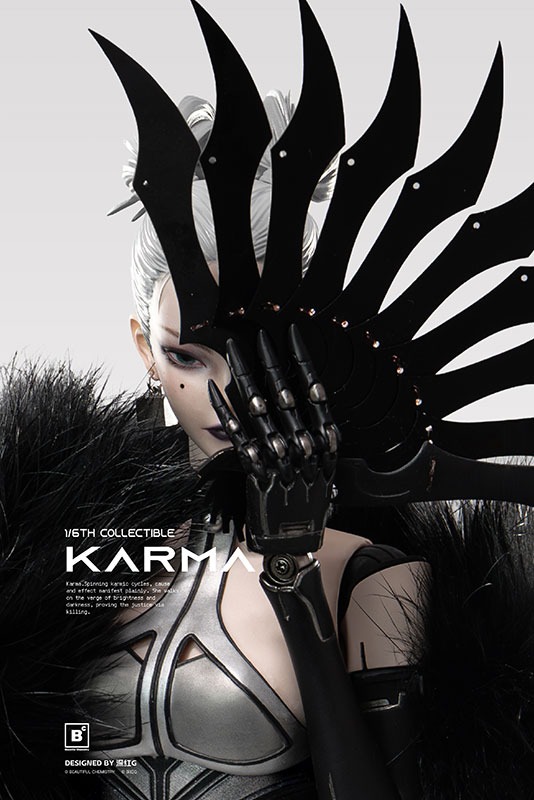 Action Figure 1/6 Karma - White Night Alba Series Illustration by Shenhong G / Gu Junyi By Underverse