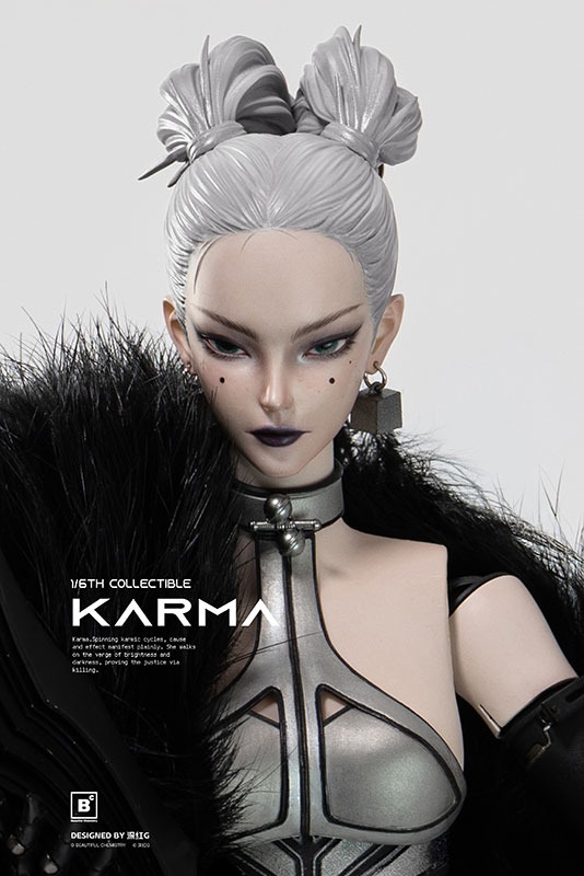 Action Figure 1/6 Karma - White Night Alba Series Illustration by Shenhong G / Gu Junyi By Underverse