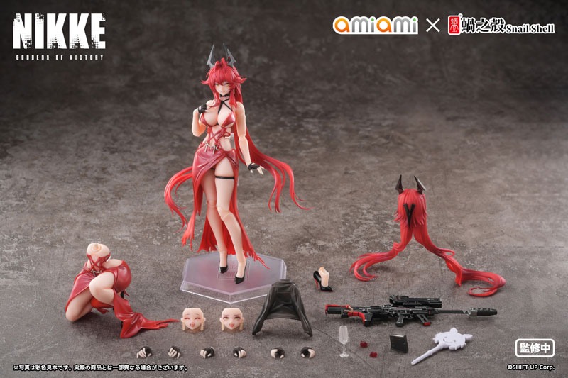 Action Figure 1/12 Red Hood - Nonsense Red Ver. Goddess of Victory: NIKKE By AmiAmi X Snail Shell Studio