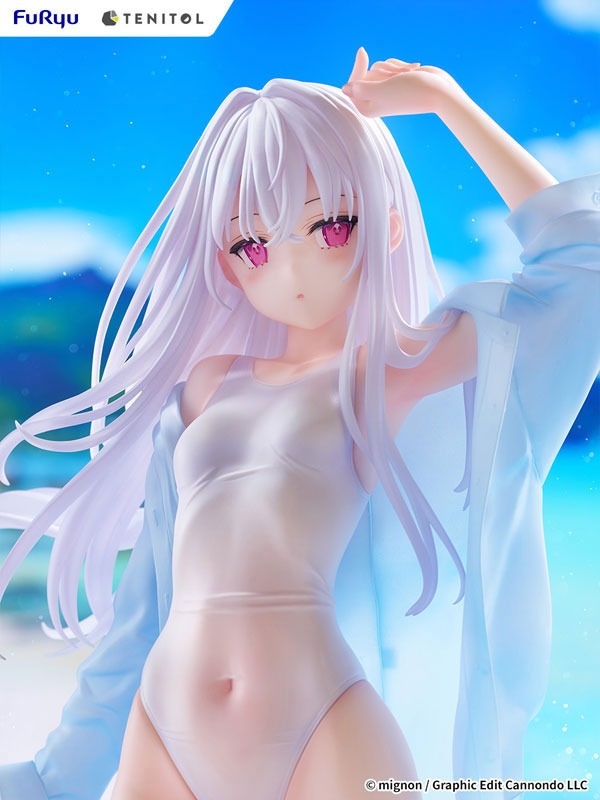 TENITOL TALL Figure Shiro - Swimsuit Ver. Illustration by mignon (30cm) By FuRyu