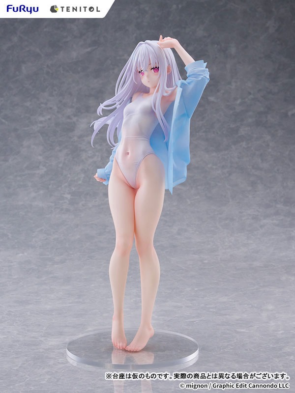 TENITOL TALL Figure Shiro - Swimsuit Ver. Illustration by mignon (30cm) By FuRyu