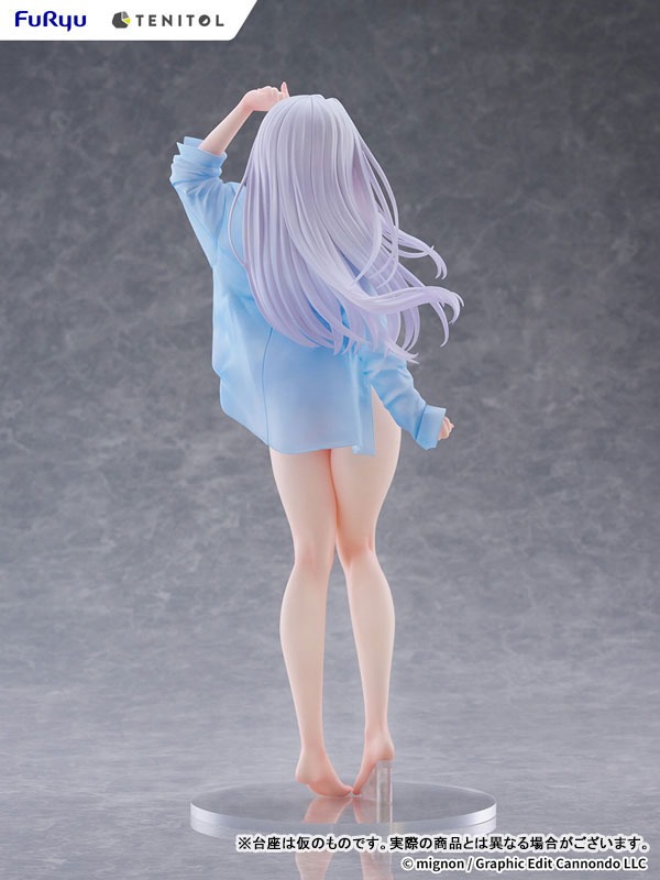 TENITOL TALL Figure Shiro - Swimsuit Ver. Illustration by mignon (30cm) By FuRyu