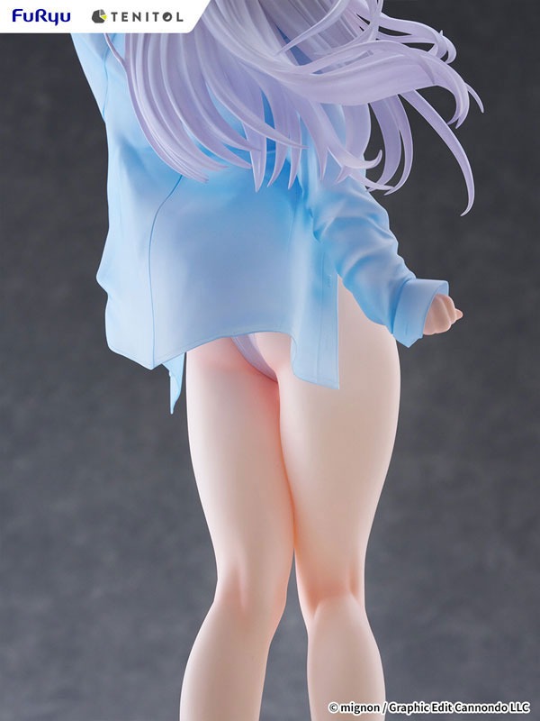 TENITOL TALL Figure Shiro - Swimsuit Ver. Illustration by mignon (30cm) By FuRyu