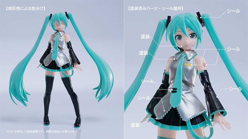 PLAMATEA Model Kit Hatsune Miku - Vocaloid By Good Smile Company