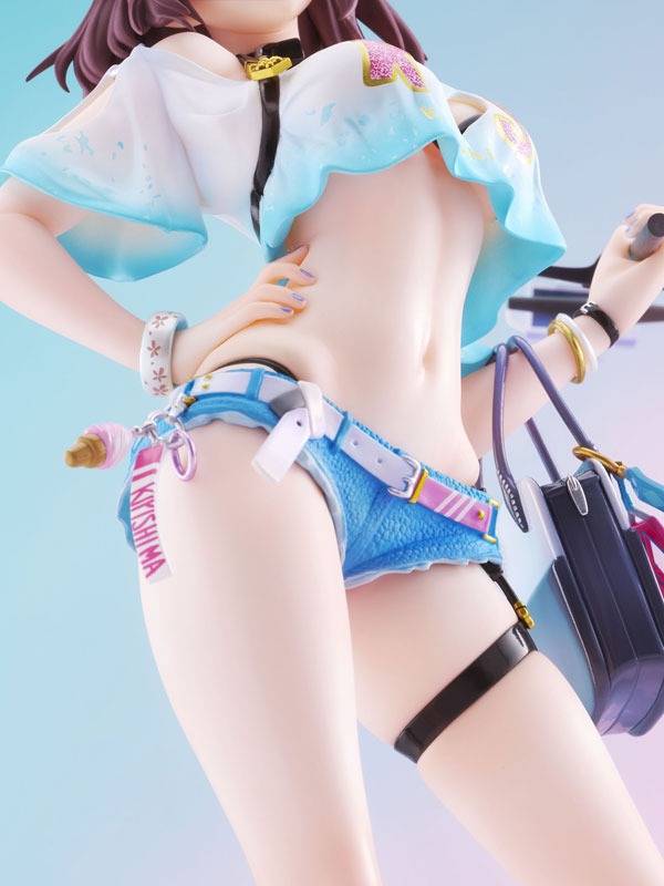 Scaled Figure 1/7 Kirishima - Bravely Summer Ver. Azur Lane By Mimeyoi