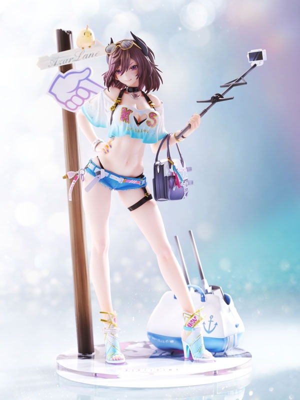 Scaled Figure 1/7 Kirishima - Bravely Summer Ver. Azur Lane By Mimeyoi