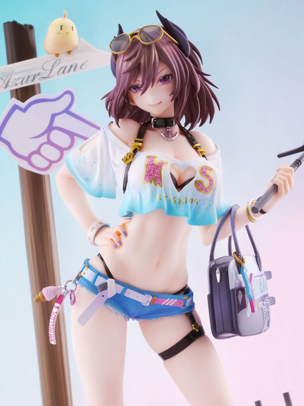 Scaled Figure 1/7 Kirishima - Bravely Summer Ver. Azur Lane By Mimeyoi