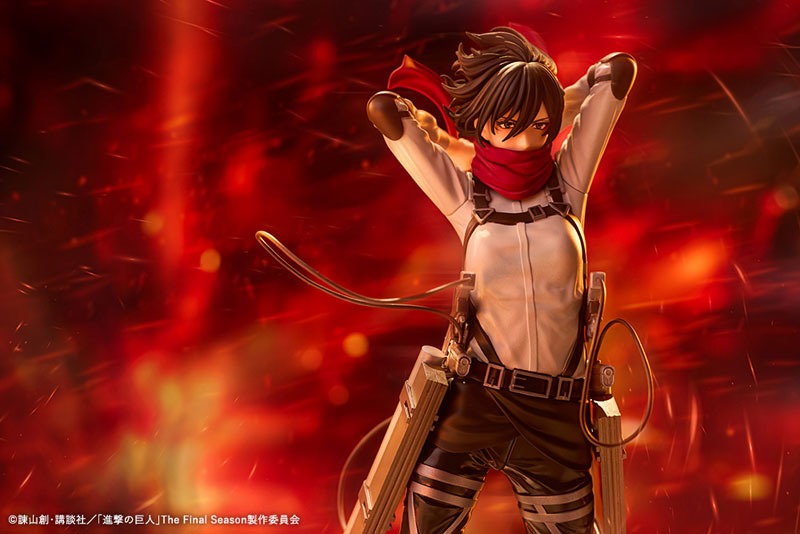 Non Scaled Figure Mikasa Ackerman - Final Season Ver. Shingeki no Kyojin: The Final Season (24.5cm) By Kotobukiya